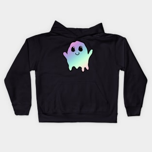 rainbow ghosty dude Kids Hoodie